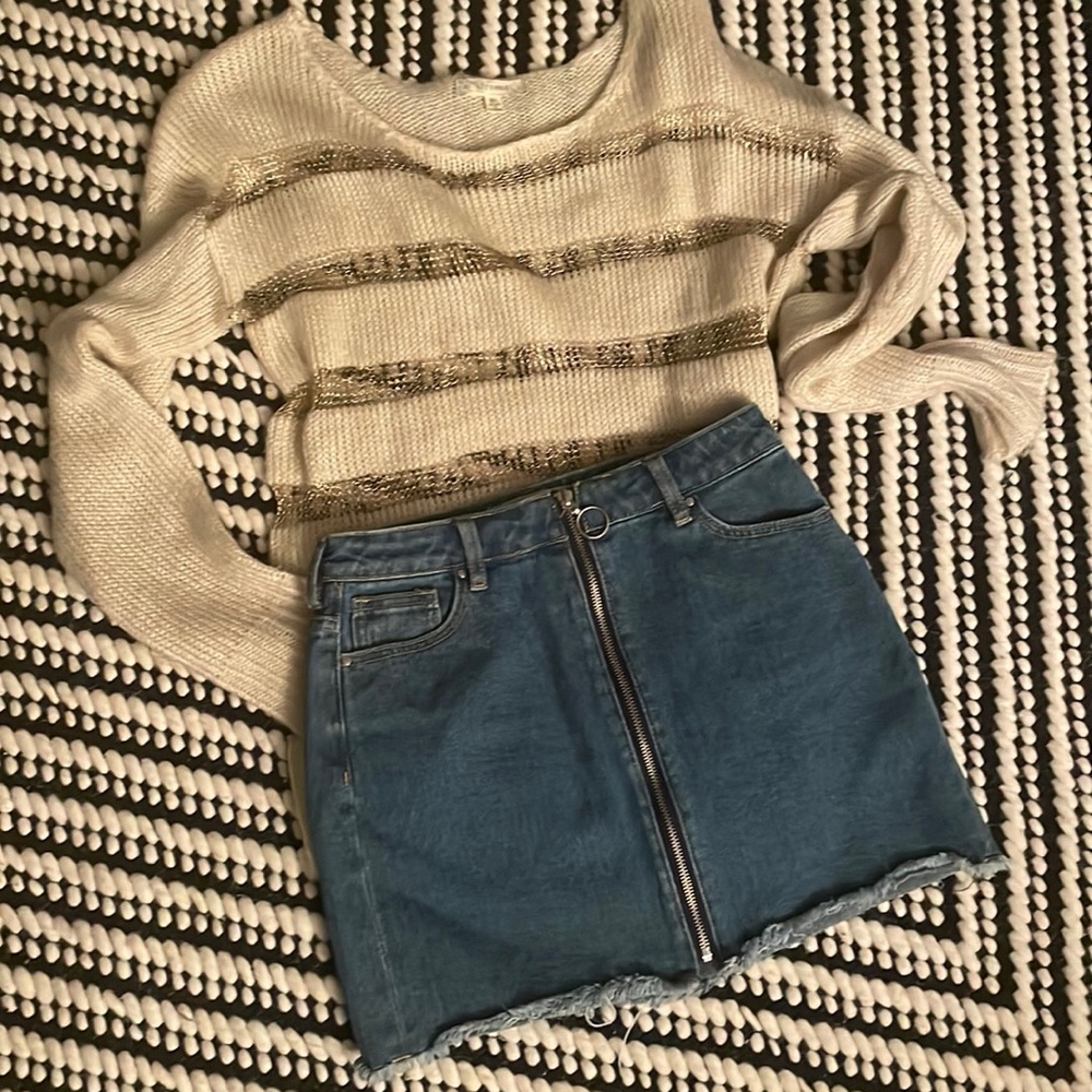 Denim skirt